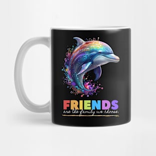 Ethereal Multicolored Dolphin Mug